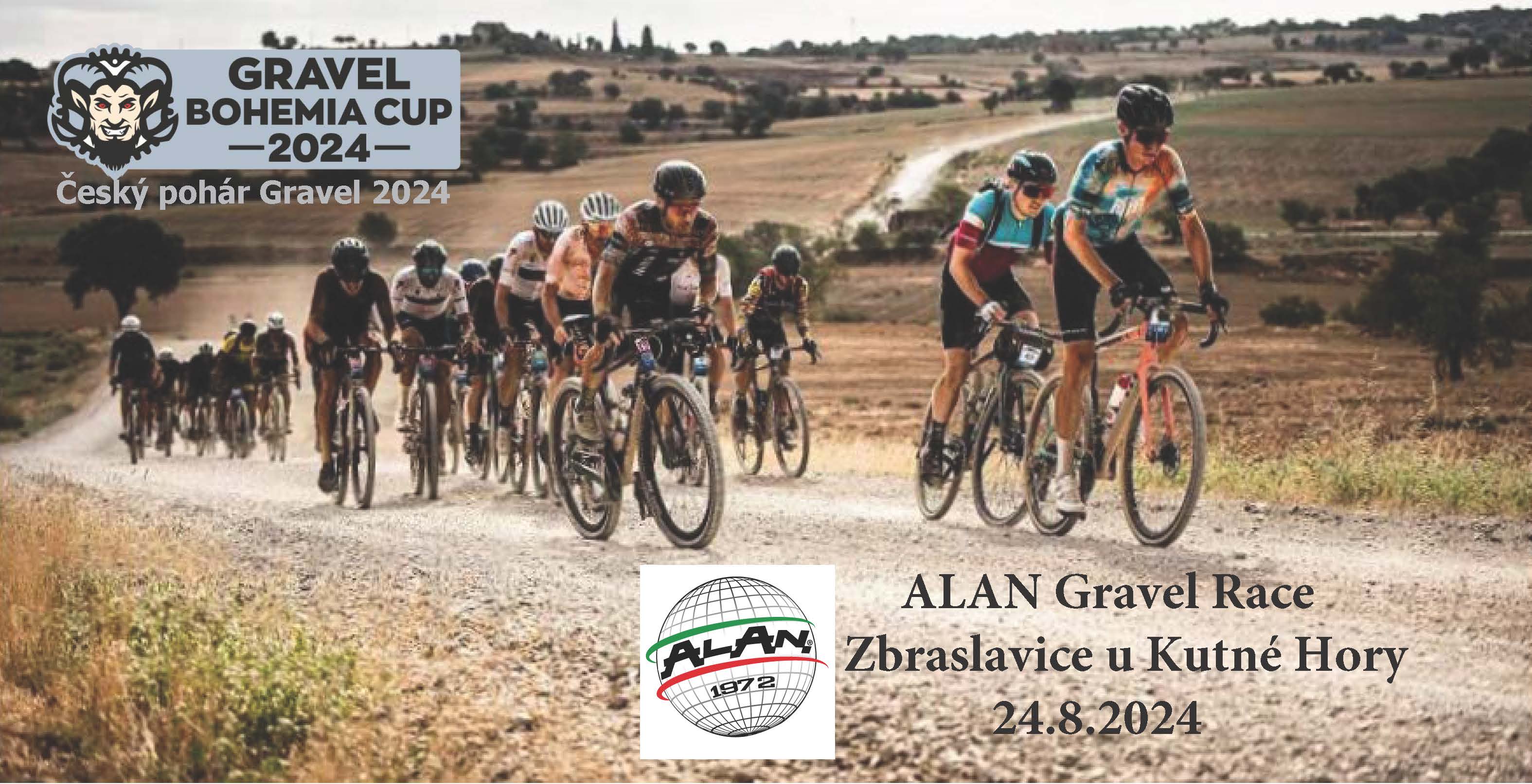 Český pohár Gravel 2024 Gravel Bohemia Cup ALAN Gravel Race Zbraslavice